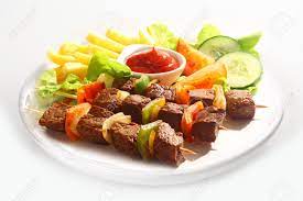 Roasted Lamb + French Fries + Salad
